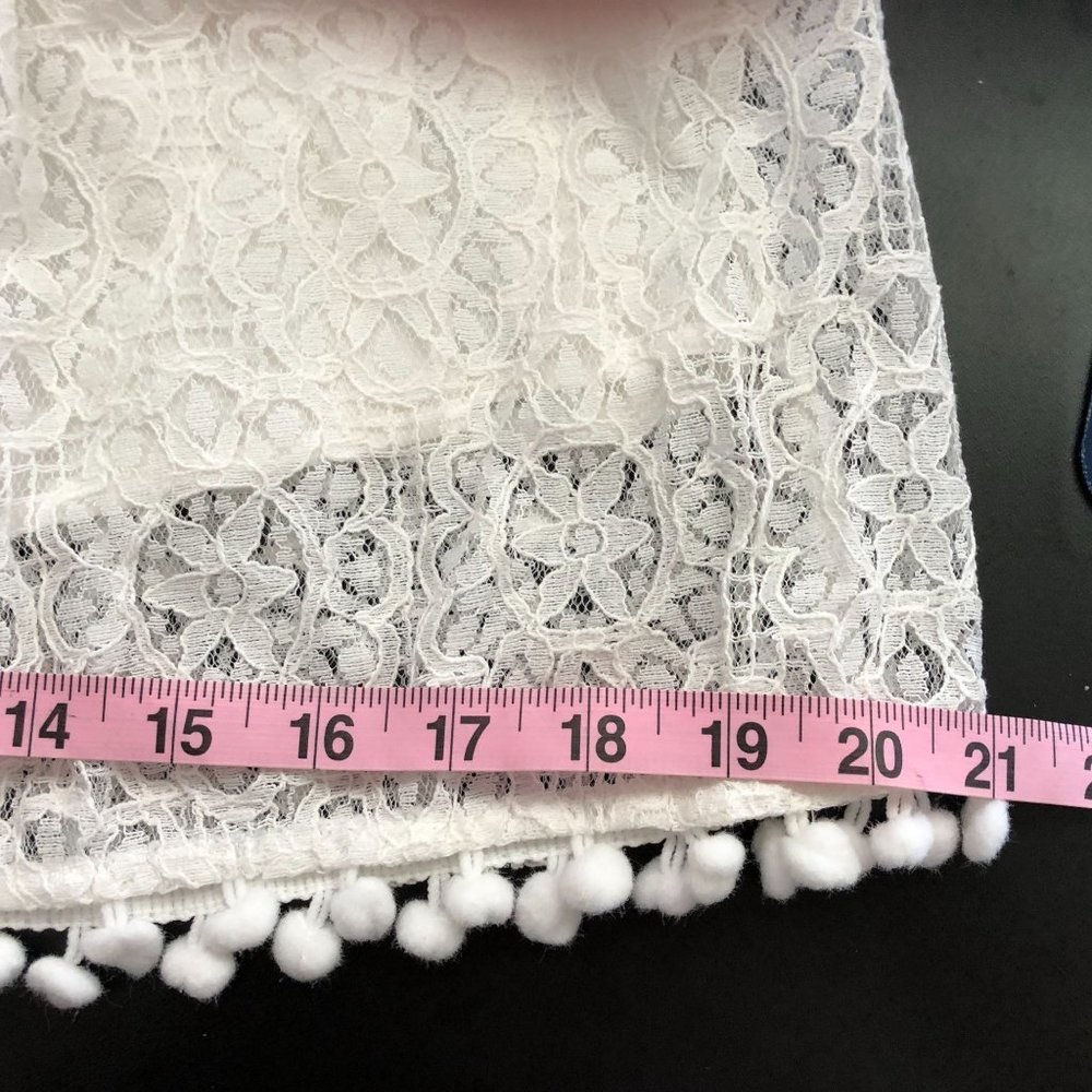2 Bunnies Ivory Dress Vintage Sunflower Lace Design Cottagecore Size 3T - Picture 13 of 16
